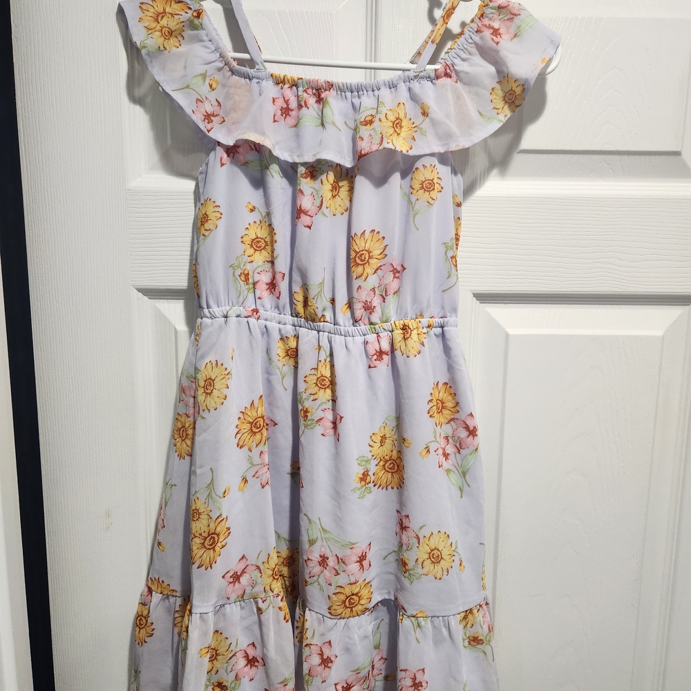 Place Sunflower and Floral Kids Dress